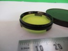 Optical Yellow Filter Optochrom Germany Glass Optics As Pictured 80-b-24
