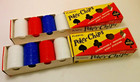 Vintage Astor Plastic Poker Chip Sets 200 Chips Red White Blue Hong Kong