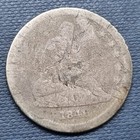 Love Token - 1841 Seated Liberty Quarter - Engraved   F W    94501