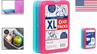 Durable Xl Ice Packs 4-pack - Keep Food Fresh For Beach  Camping   Work