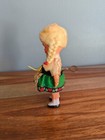 Adorable Small Young Girl Mechanical Wind-up Toy 1900  1920 Celluloid