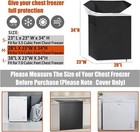 Chest Freezer Cover fits Compact 5 0 Cubic Feet Chest Outdoor indoor Deep