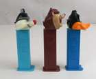 Lot Of 3 Looney Tunes Pez Dispensers Taz  Daffy    Sylvester  d 