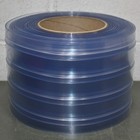 5  Tmi Replacement Pvc Door Strips 999-00011  8  X 8 Ft 3 In  Ribbed Pvc  Clear