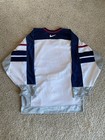 Authentic Nike Team Usa Hockey Jersey 1998 Winter Olympics Nagano Japan 