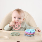 3 Pack Ring Teether Baby Infant Toys  Baby Essentials  Silicone Teething Ring   