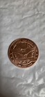 1 Oz  999 Fine Copper Round Usa Eagle Design Bullion Coin Uncertified