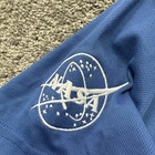 Womens M International Space Station Polo Shirt Nasa Science Astronaut Space