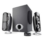 2 1 Multimedia Speaker System With Subwoofer  80w Peak Power  Strong Bass For Mu