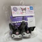 Sanrio Kuromi Baby Newborn Socks With Rattle Japan New