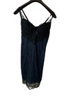 Delicates Black Lace Body Full Slip 36b Underwire Padded Bra Jc Penney 4t