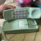 Vintage Golden Eagle Trimline Green Corded Phone Ge -5303