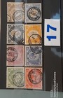 Kenya   Uganda 1922-27  8 Stamps With Law Court Cancel  vfu  Hariastamp 