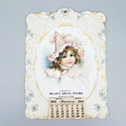 1903 Calendar Frances Brundage Beans Drug Store Pocatello Idaho Antique Ephemera