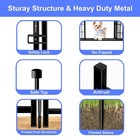 Garden Fencing 36 Inch High  8 Panels Total 17 7 Ft l  Wide Door Low Threshol   