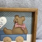 Folk Art Framed Quilt Applique Bears    home Is Beary Special    By Valorie   s 11   x9   