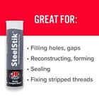 J-b Weld 8267 Steelstik Epoxy Putty Stick 2 Oz     Steel Reinforced Repair