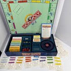 1995 Deluxe Edition Monopoly Parker Bro Game Gold Tokens Wood House Complete 