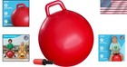 18-inch Inflatable Red Hopper Ball For Active Fun - Perfect For Kids 3-6