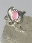 Mmother Of Pearl Ring Southwest Pinky Floral Leaves Blossom Baby Children Women 