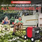 All Terrain Wheel For Honda Eu3000is Generator Heavy-duty Solid Never-flat Tires