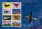 Dominica 1998 - Airplanes- Sheet Of 8 Stamps - Scott  2077 - Mnh