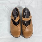 Klogs Women Size 10 M Mary Jane Mules Leather Round Toe Comfort Slip On Brown