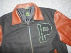 Patron Tequila Mens Large Promotional Wool   Leather Varsity Jacket           