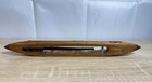 Vintage Wooden Boat Shuttle Loom Weaving Tool    34cm Long   industrial Textile Mill