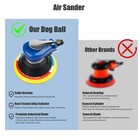 6   Air Body Random Orbital Palm Sander Da Buffing Sanding W  7 Auto Discs 150mm