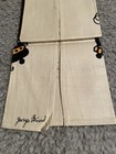 Georges Briard Creme Brown Vintage Kitchen Tea Towel Victorian Trifle Linen