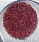 Antique vintage Micro Seed Beads-16 0 Cherrywood Brownish Red Opaque- 4g Bags