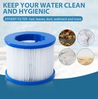 Naizea 12 Pieces Hot Tub Filter  Hot Tub Filter Cartridge Filters Replacements