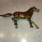 Vintage Brass Horse Figurine Statue Stallion 