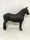 Antique Rare Large Cast Iron Percheron Horse Figurine Doorstop Statue