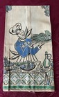 Vintage Mid Century Modern Mcm Retro Tea Towel Vintage Kitchen Chef Kitsch 1950s