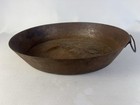 Rare Old Vintage Handmade Rustic Iron Kadai   Frying Fry Pan Wok Kitchenware 