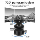 55mm Low Center Gravity Tripod Panoramic Head With Quick Release Plate For Dslr 