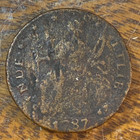 1787 Connecticut Copper Bust Left Original Fine Details Sharp Date Chrc