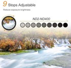New K f 52mm Concept Fader Variable Neutral Density Nd2-nd400 Filter  kf01 1107