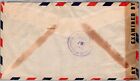 Honduras 1944 Postal History Wwii Censored Airmail Cover Addr Usa Canc
