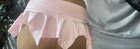 Pink Silky Shiny Nylon Spandex Rave Skirt Body Zone Asym Mini Skirt S M L
