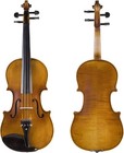 Cecilio Cvn-500 Solidwood Ebony Fitted Violin W  D addario Prelude Strings  4 4