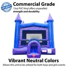 Commercial Inflatable Bounce House Modular Purple Castle Bouncer Jumper W Blower