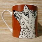 Fox Into The Wild Creative Tops Fine China Mug 9cm High  b17 