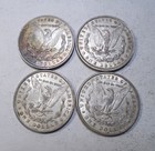 Morgan Silver Dollars -lot Of 4 -consecutive Yrs 1878-1881