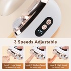 Electric Nail Clipper 2 In 1 Fingernail Trimmer Polisher Clip Storage  led Light