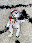 Mint Condition Rare 1998 Holiday Teddy Ty Beanie Baby Pe Pellets Tag Errors