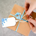Creative Memories Blue Foil Shutter Gift Tags W  Ties  25 pk   Birthday  Etc