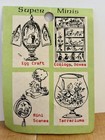 Vintage Miniatures Super Minis Christmas Holiday Sleigh Doll House Diorama Craft